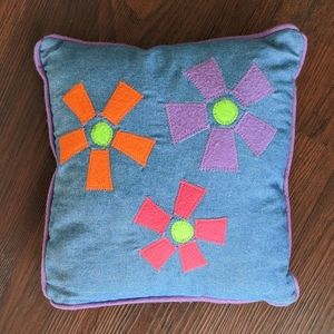 Handmade Denim Pillow